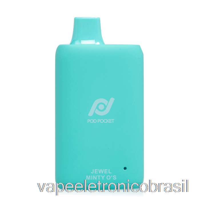 Vape Vaporesso Pod Pocket 7500 0% Zero Nicotina Joia Descartável Minty O's